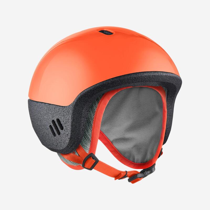 Casque ski enfant de 12 à 36 mois ( XXS : 44 - 49 cm ) 2 en 1 orange