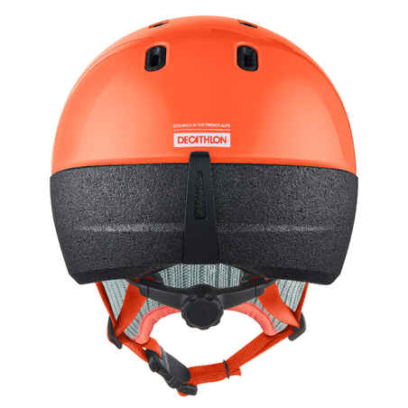 Helm Kinder 2-in-1-Ski-/Schlittenhelm Baby orange