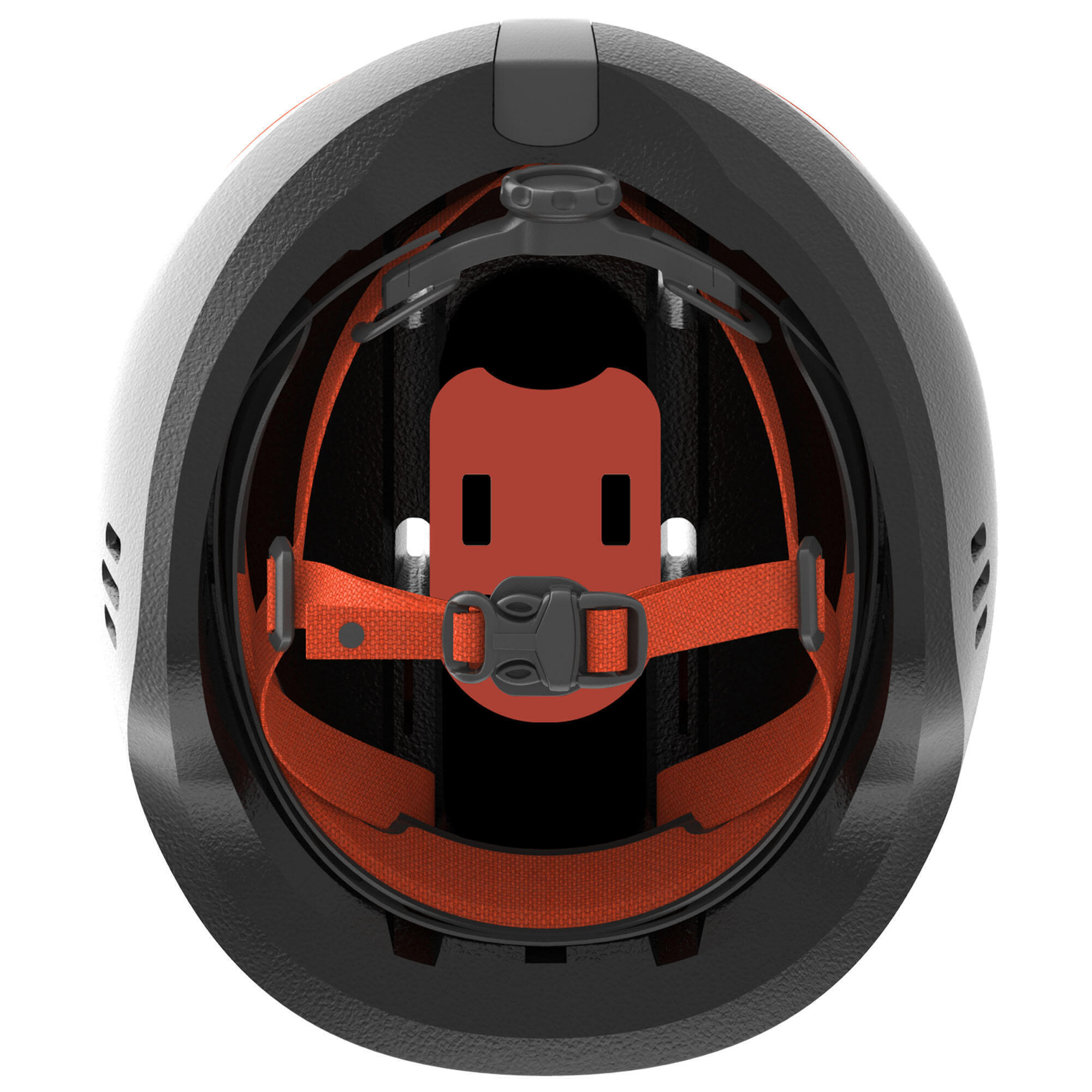 Casco da sci per bambini da 12 a 36 mesi ( XXS : 44 - 49 cm ) 2 in 1 arancione