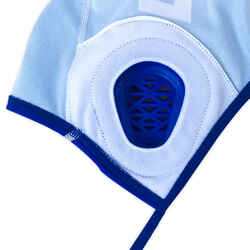 ADULT SET OF 16 CAPS FOR WATER POLO WP900 BLUE