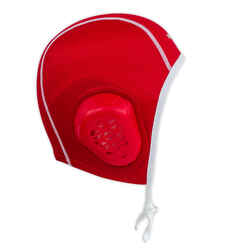 Red 900 adult water polo cap