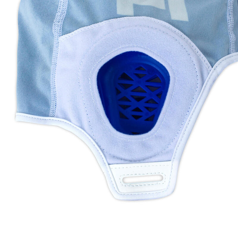 Lot de 15 bonnets water polo junior easyplay bleu