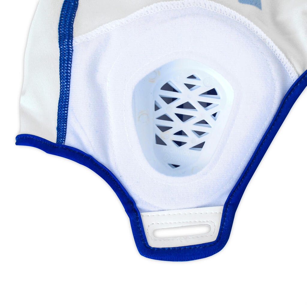 Set of 15 blue Easyplay kid's water polo caps