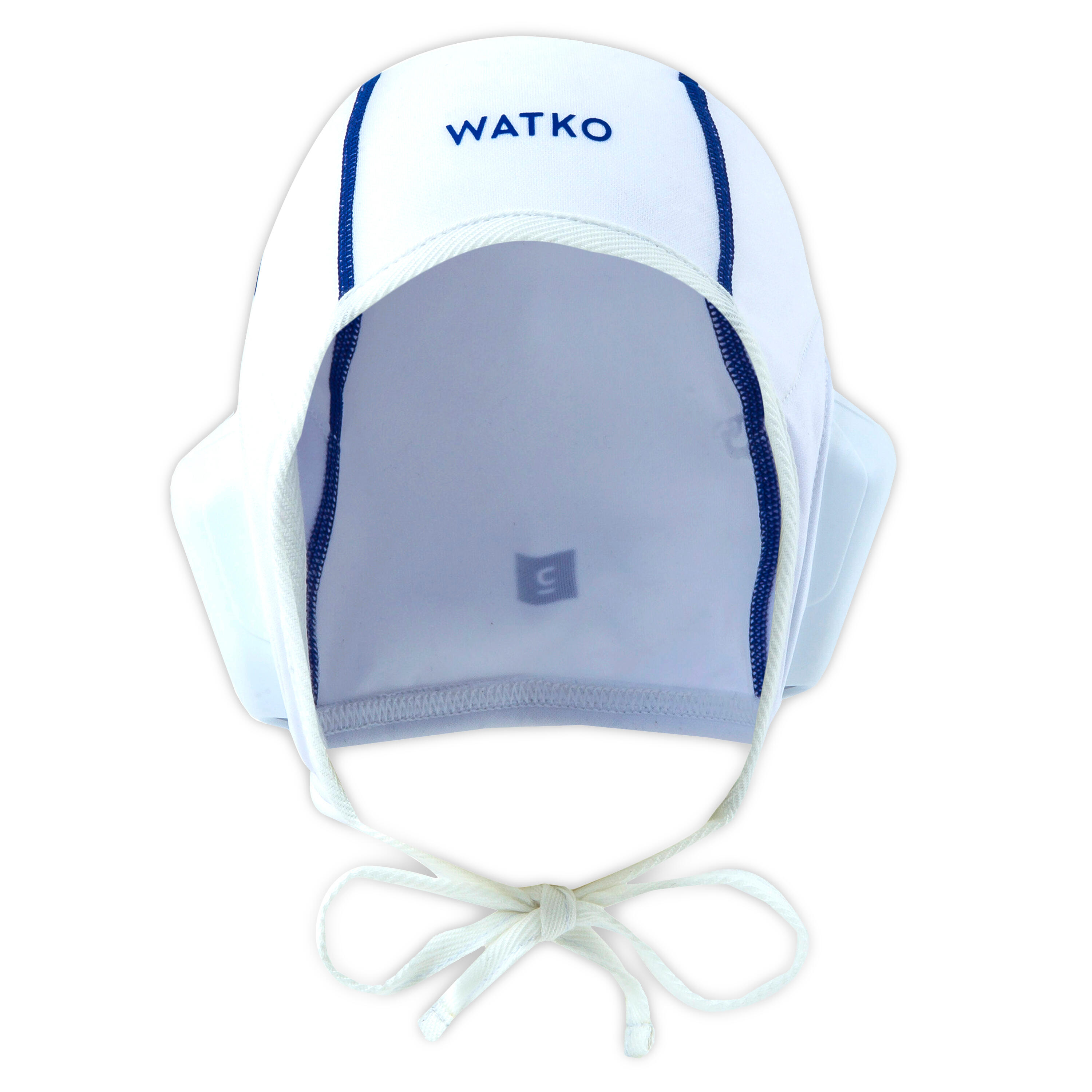 ADULT'S SET OF 16 WATER POLO CAPS WP900 WHITE 5/7