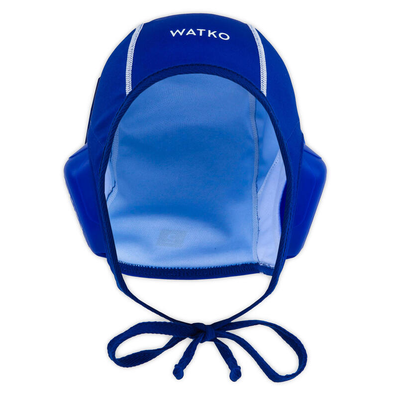 Set van 16 waterpolocaps voor volwassenen WP900 blauw