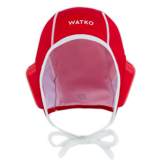 Bonnet water polo wp900 adulte rouge