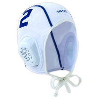 LOT DE 13 BONNETS WATERPOLO 900 ADULTE BLANC