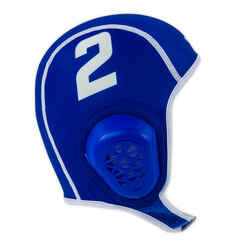Set of 15 blue Easyplay kid's water polo caps