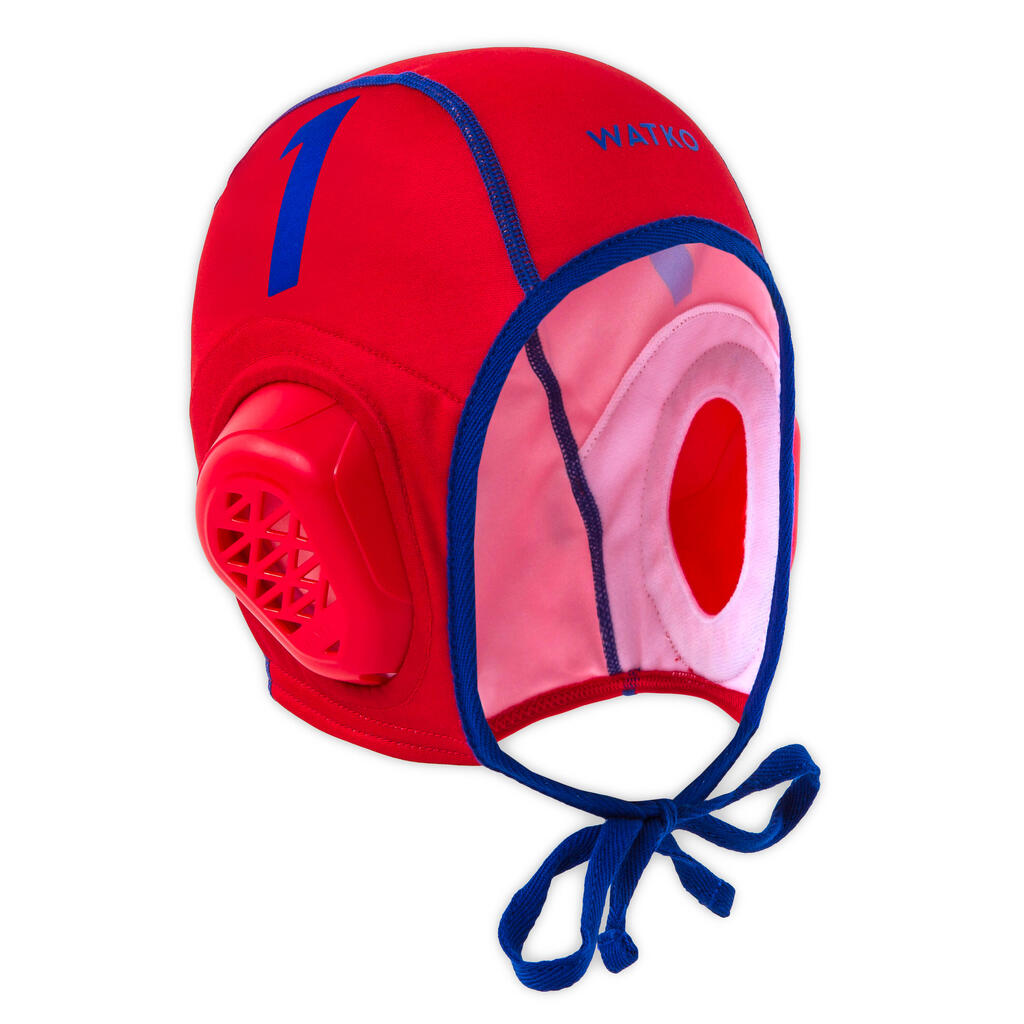 ADULT’S SET OF 16 WATER POLO CAPS WP900 WHITE