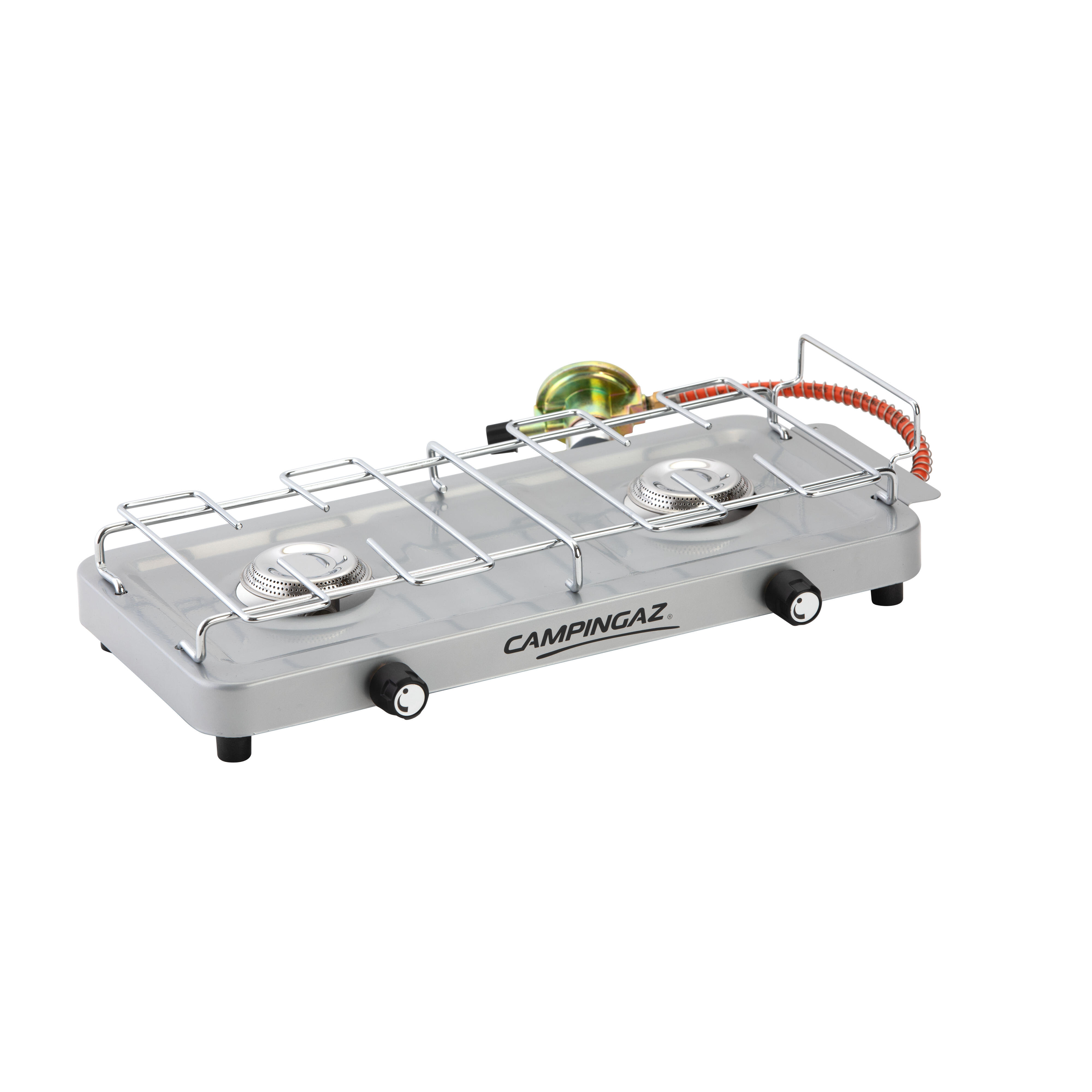 Hornillo Camping 2 Fuegos Campingaz 100S Kit Con Reductor de Presión y Goma  CAMPINGAZ | Decathlon