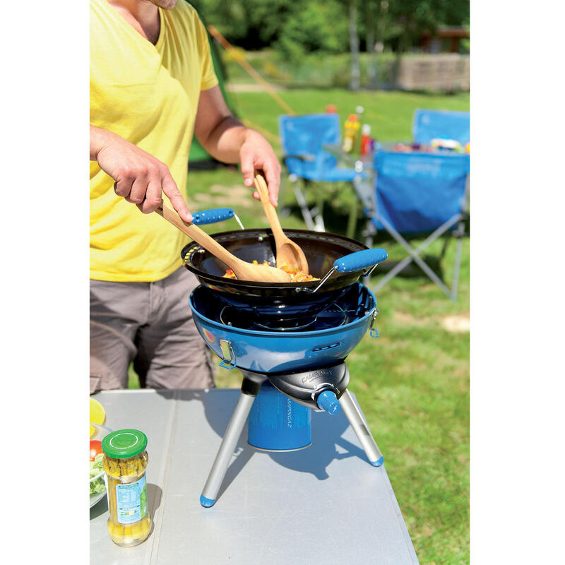 Réchaud camping 1 feu multi-cuissons Party Grill 400 CV