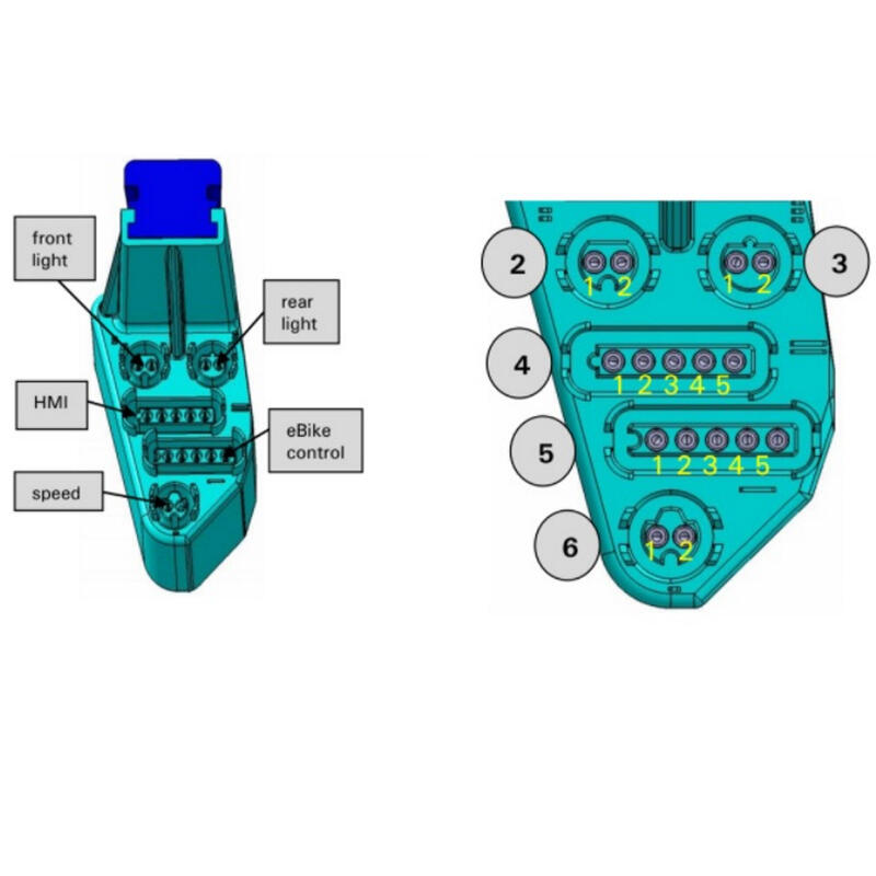 Cablu lumină spate motor Brose c86130-100 