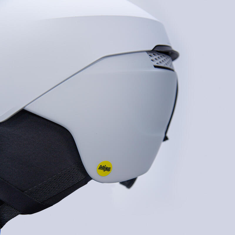 成人自由式滑雪安全帽－白色