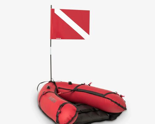 Die Reparatur einer Freediving-Boje