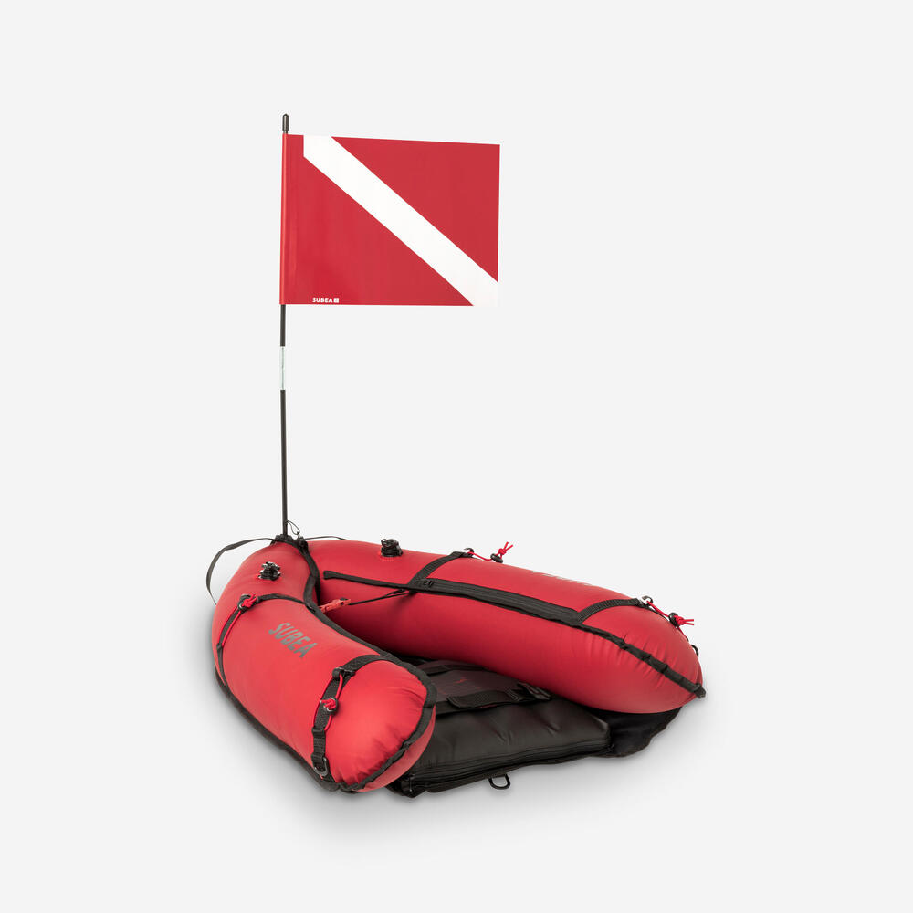 Die Reparatur einer Freediving-Boje