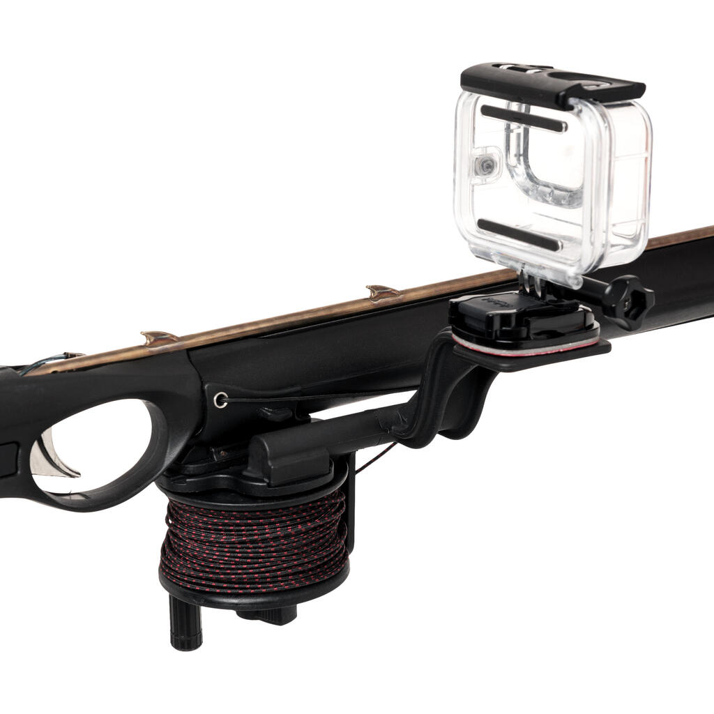 SPF camera holder for spearfishing speargun