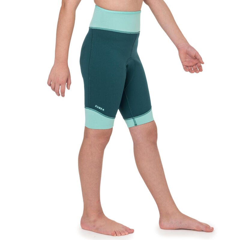 Short voor kinderen neopreen 1,5 mm blauw