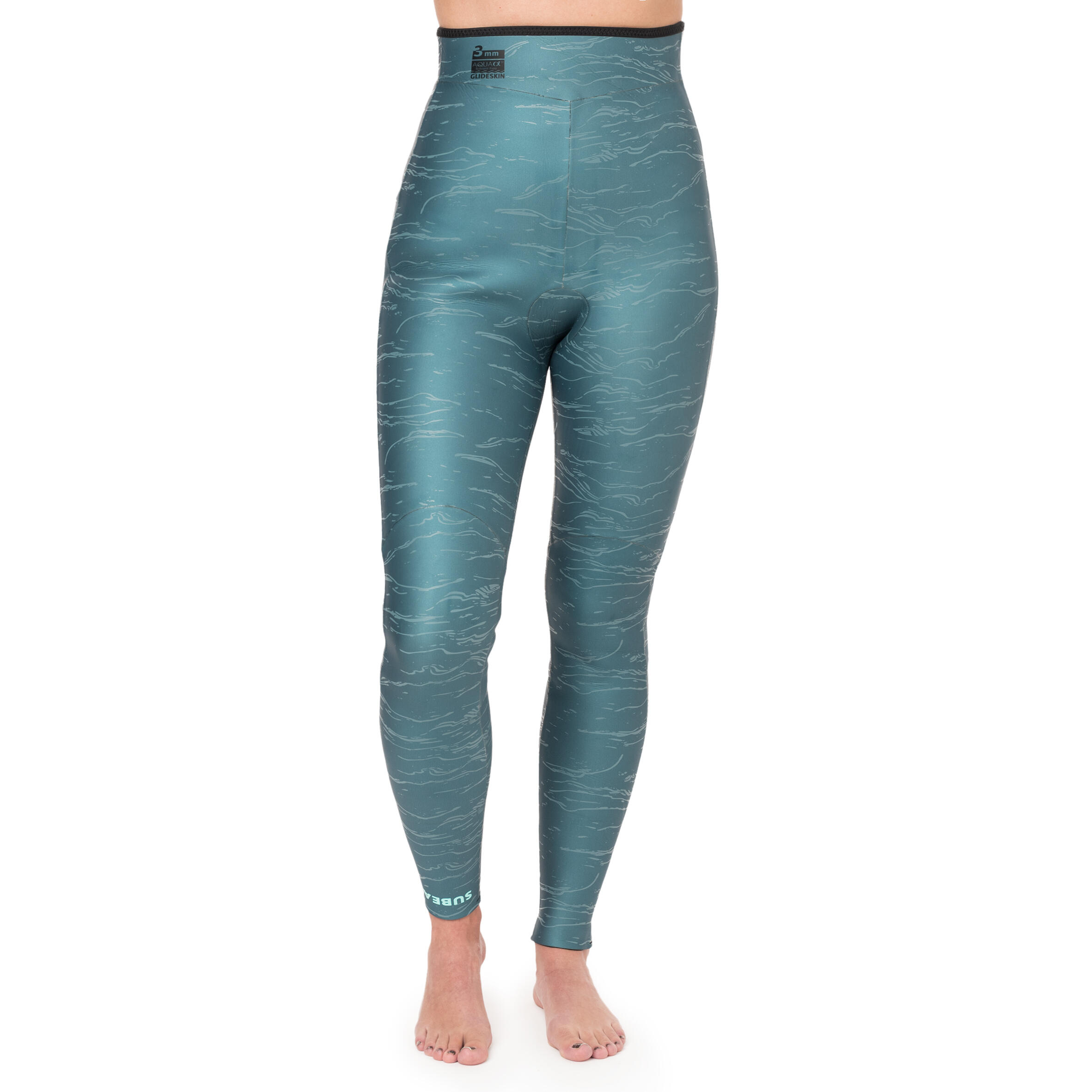 Women’s Freediving Wetsuit Trousers made of 3 mm glide skin neoprene 2/9