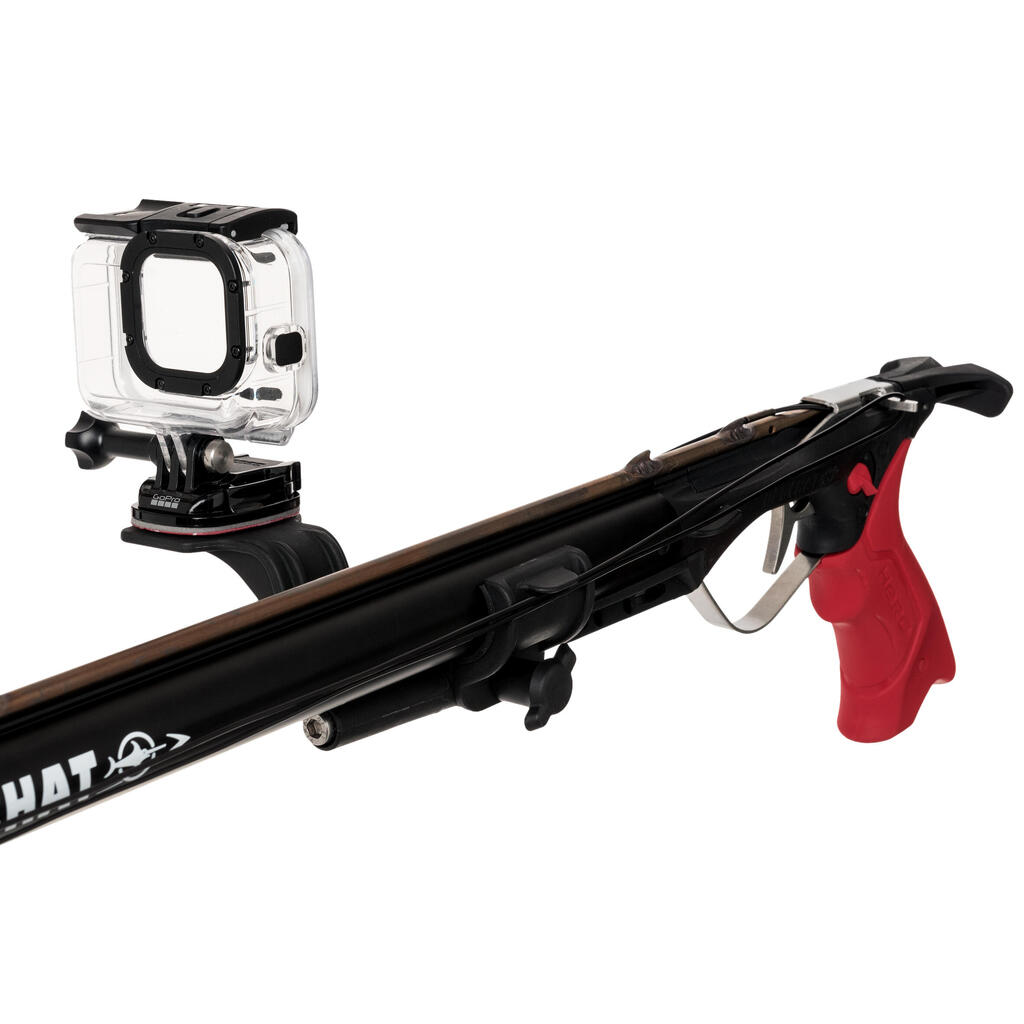 SPF camera holder for spearfishing speargun