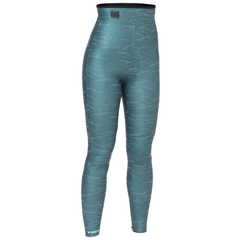 SPODNIE DO SKAFANDRA DO FREEDIVINGU FRD 900 Z NEOPRENU GLIDE SKIN 3 MM