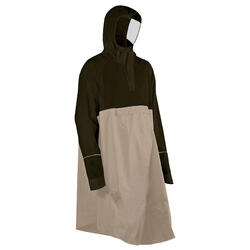 Regenponcho fiets 900 kaki/vlaskleur