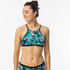 Áo bikini lướt sóng Andrea Pagi cho nữ - Xanh lá/Họa tiết
