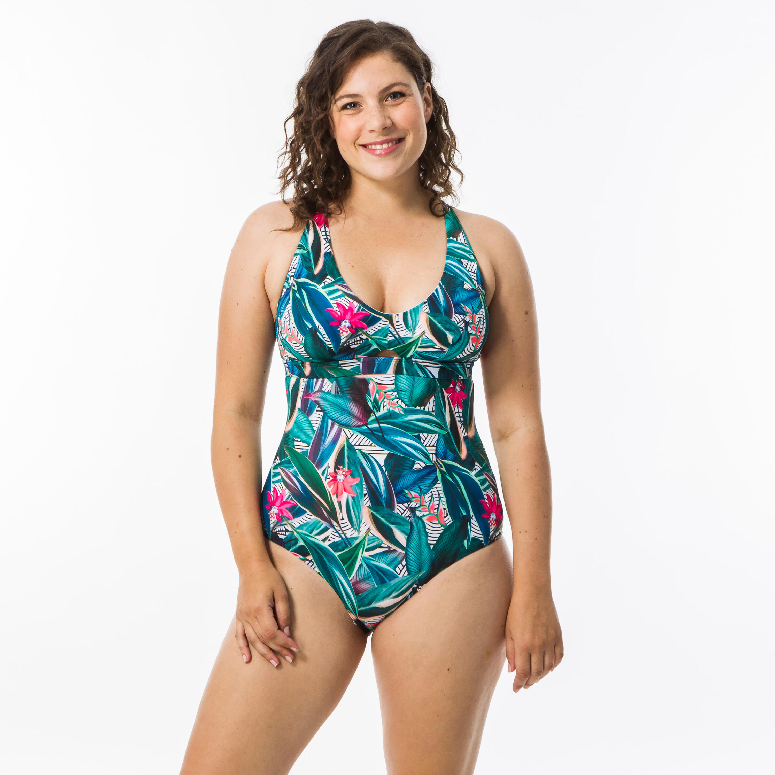 OLAIAN Women’s ONE-PIECE swimsuit with double back adjustment AGATHA PAGI