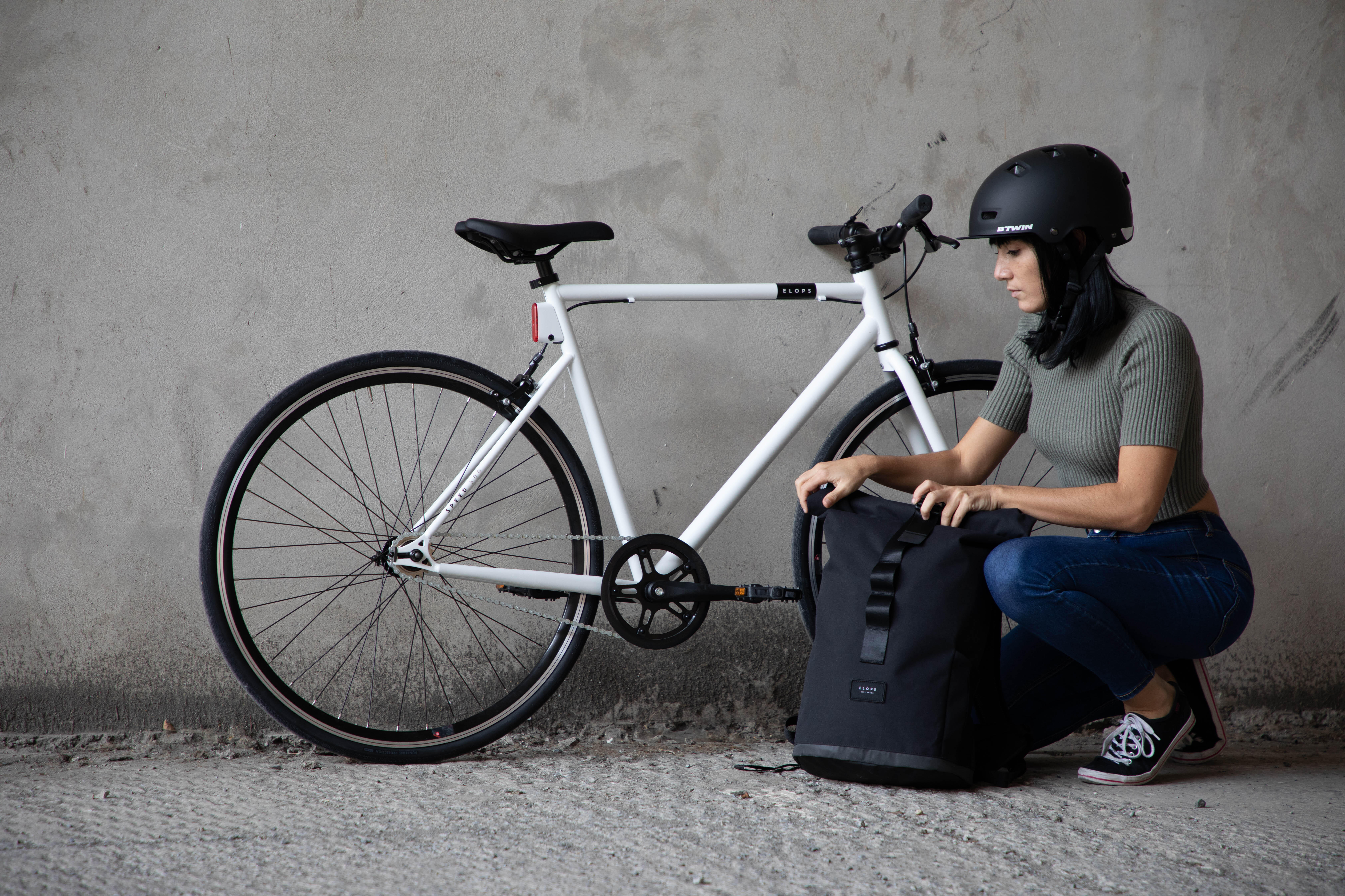 Bowl City Cycling Helmet - 500 Black - BTWIN