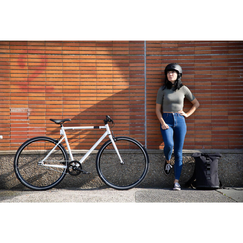 城市自行車安全帽 500－黑色