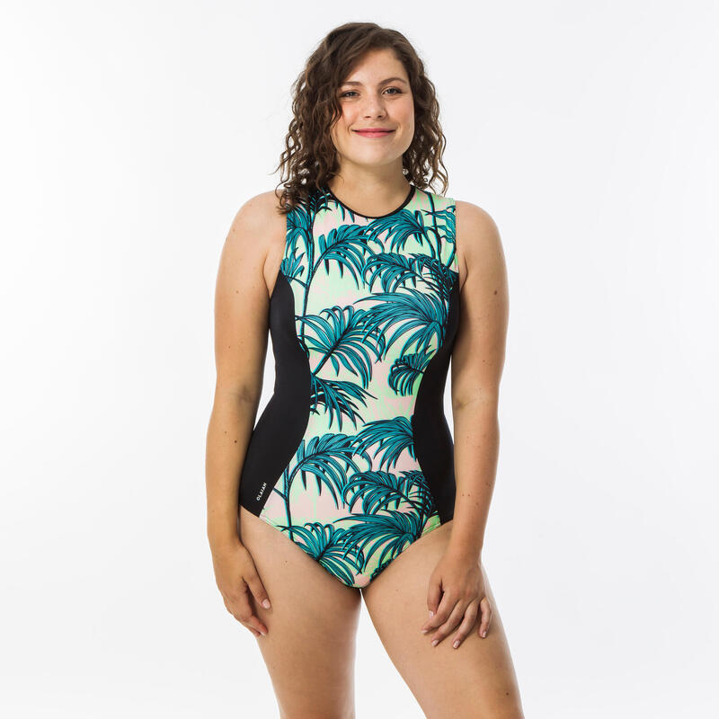 Women’s one-piece swimsuit with back zip CARLA presana