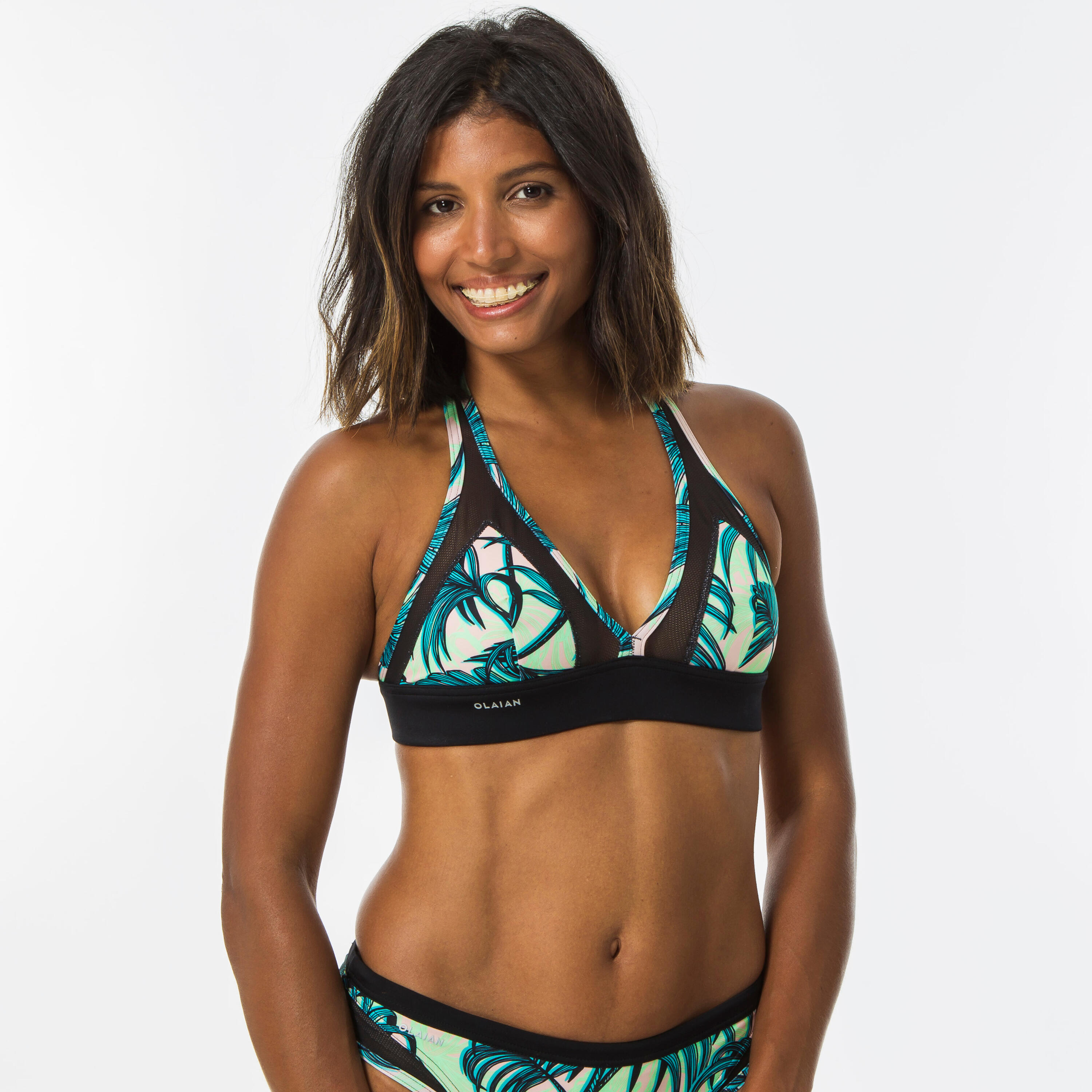 Women s swimsuit bikini top with adjustable back ISA PRESANA