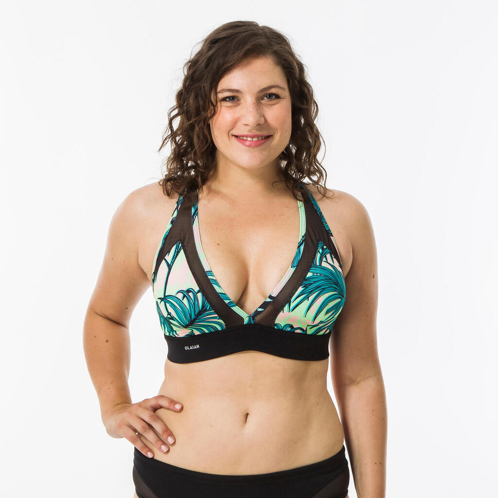 Top Bikini Sujetador Surf Isa Presana Mujer Espalda Ajustable
