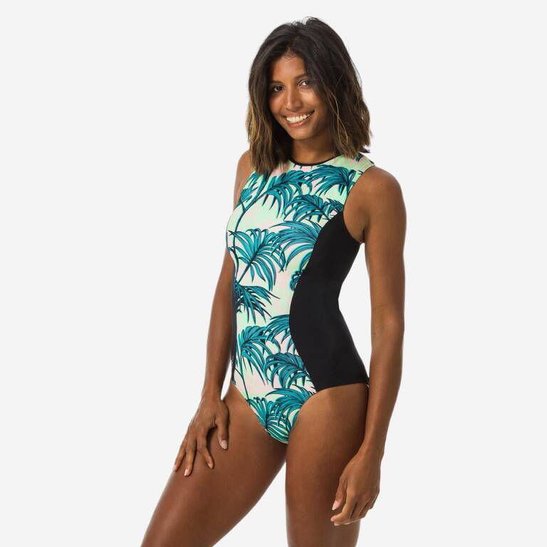 Women’s one-piece swimsuit with back zip CARLA presana