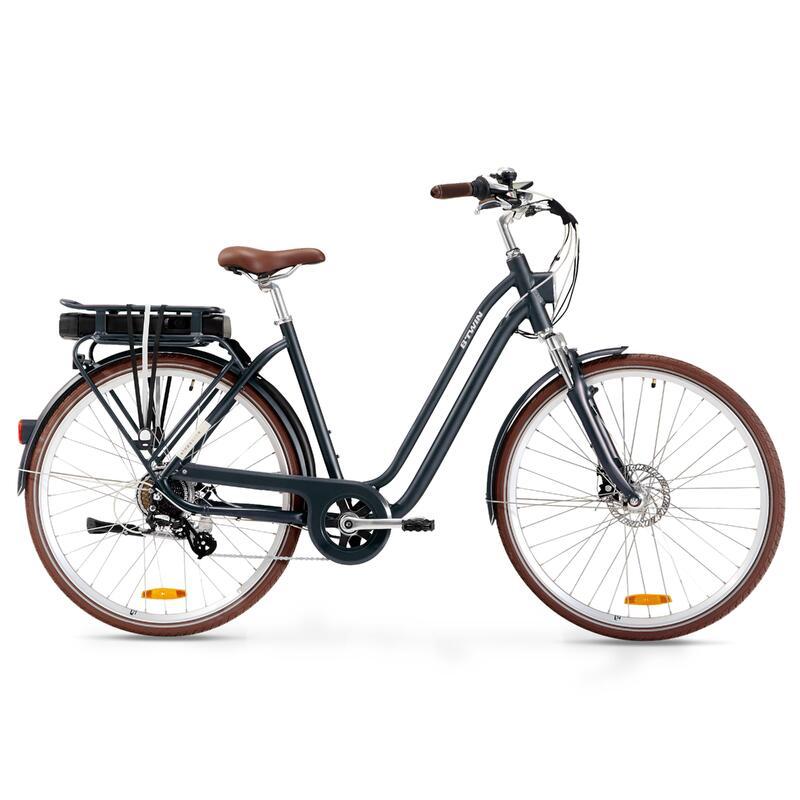 Subtropisch Ga naar beneden Warmte ELOPS Elektrische stadsfiets Elops 900 E laag frame | Decathlon