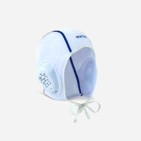 Gorro de waterpolo para adulto Watko 900 blanco