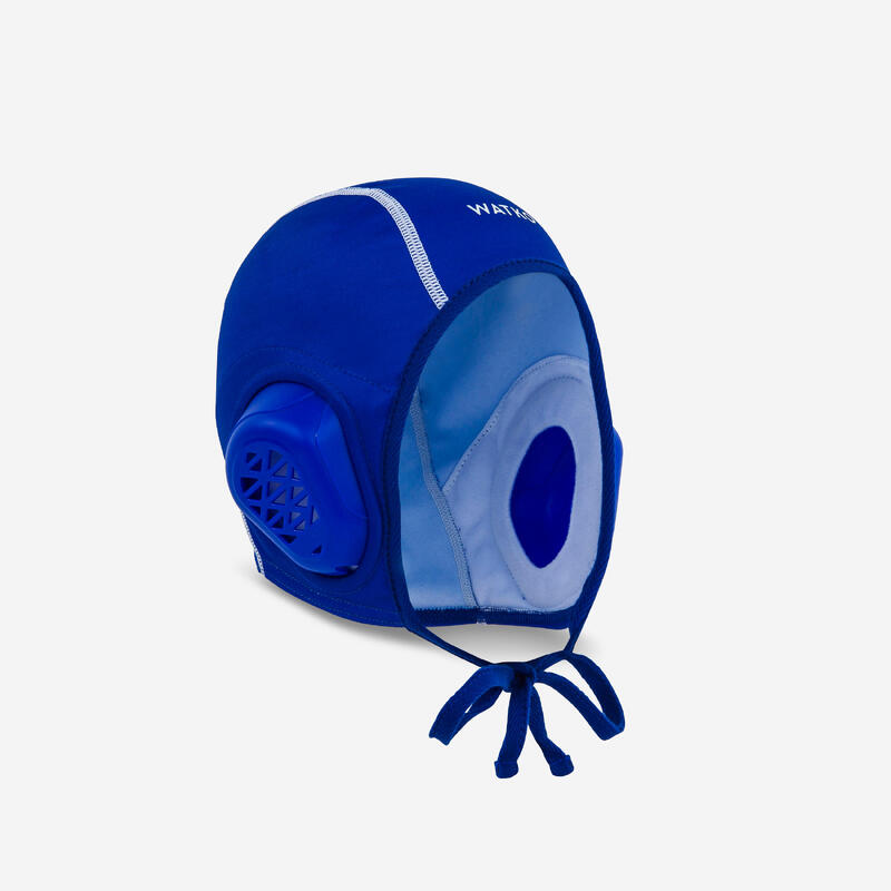 Waterpolocap voor volwassenen 900 blauw
