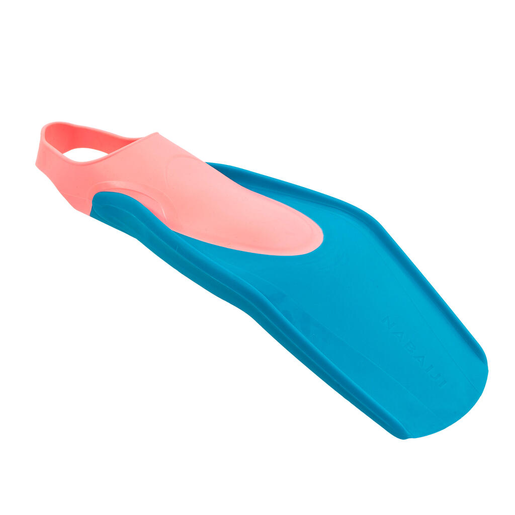 Palmes de natation - Tonifin bleu rose corail