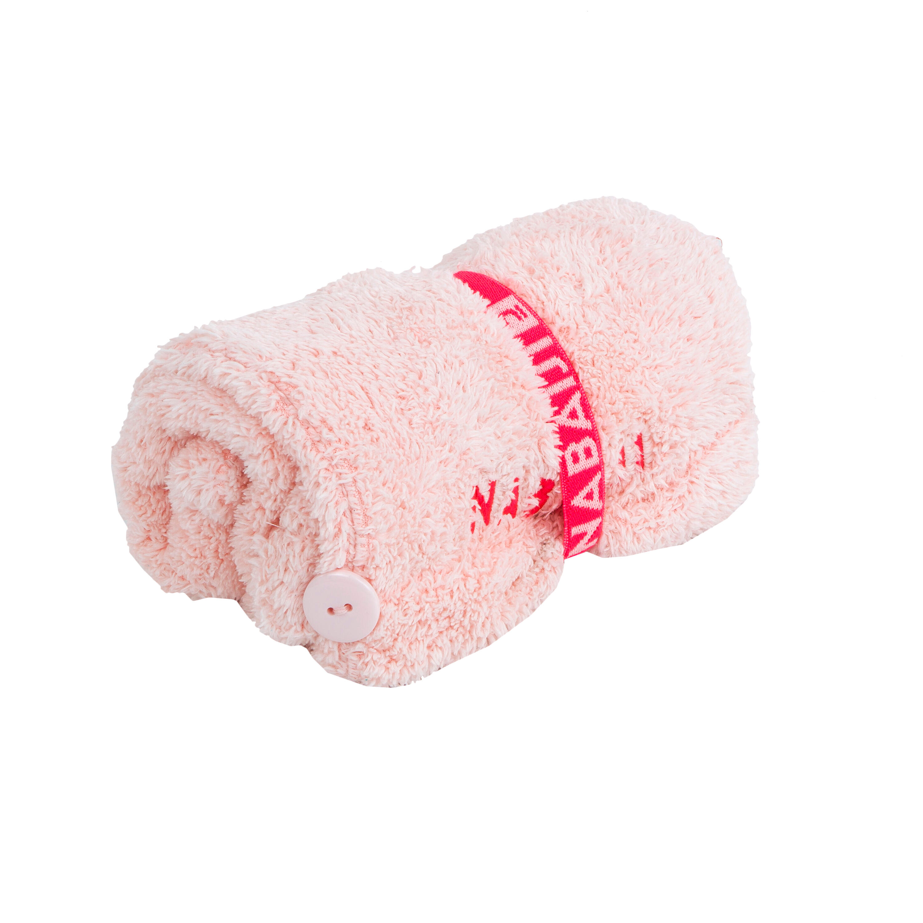 Swimming Soft Microfibre Hair Towel - Light Pink 4/7