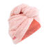 Swimming Microfibre Soft  Hair Towel Light Pink