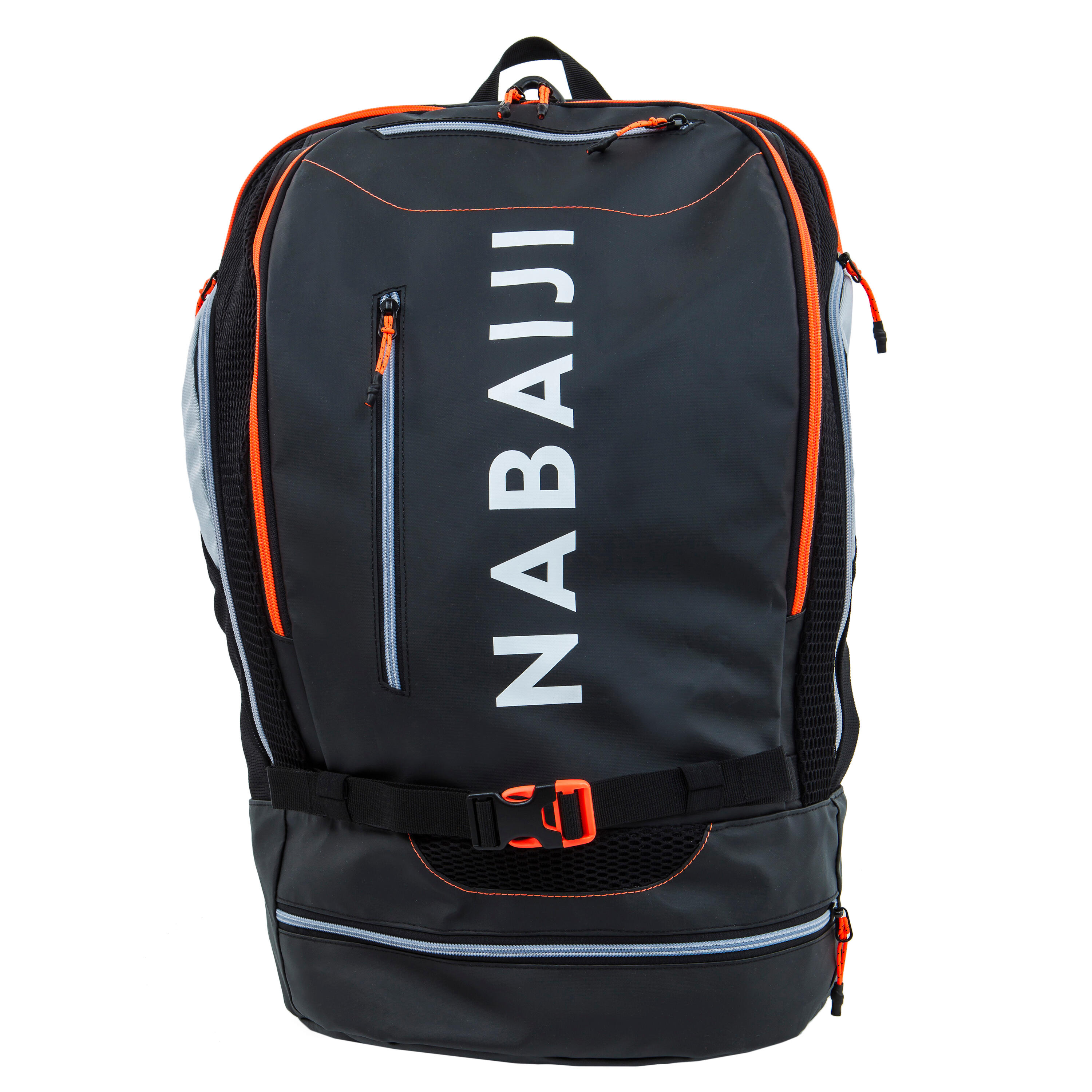 NABAIJI Swimming Backpack 900 40 L - Black Neon Orange