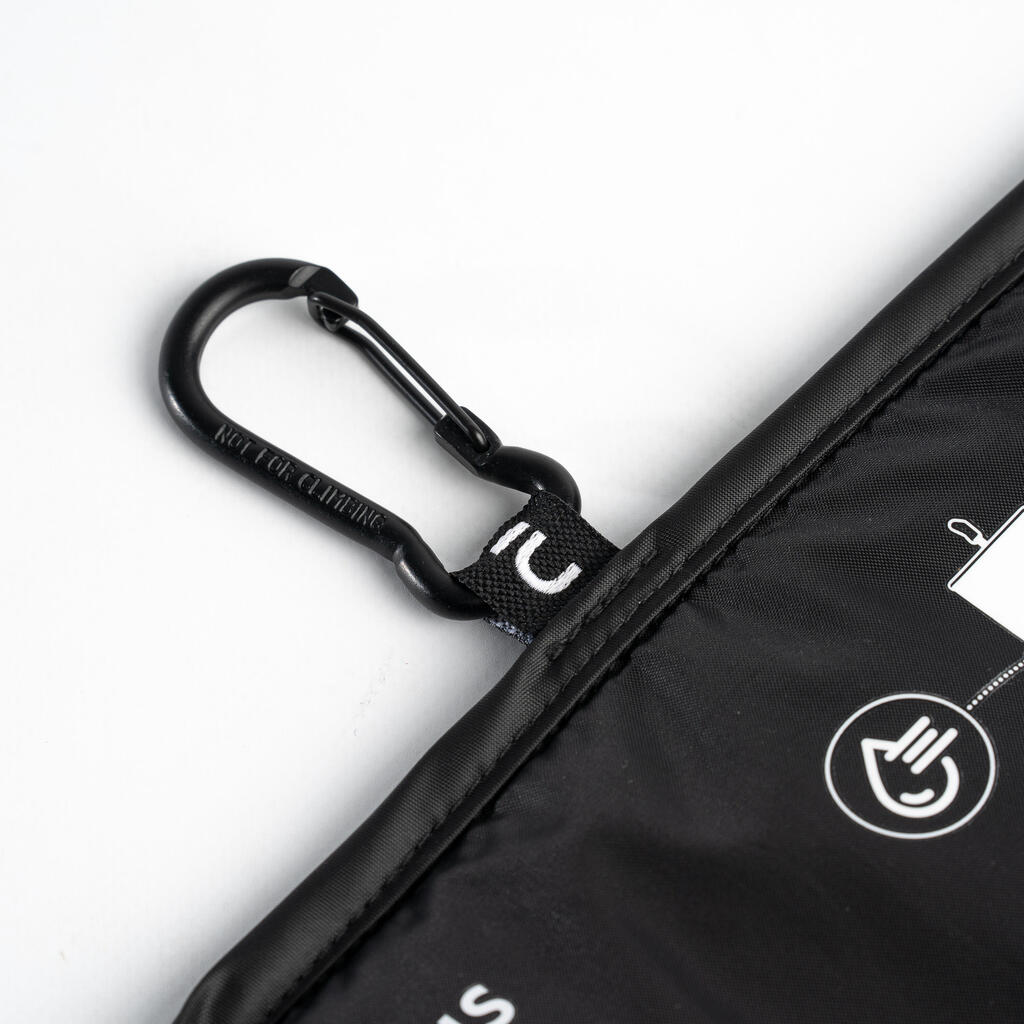 Serviette golf bi-face - INESIS noir