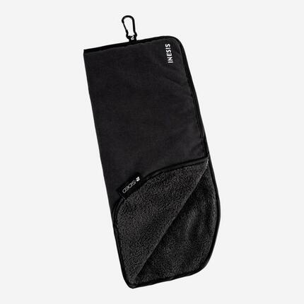 Serviette golf bi-face - INESIS noir