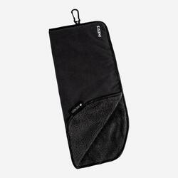TWEEZIJDIGE GOLFHANDDOEK ZWART/ZWART
