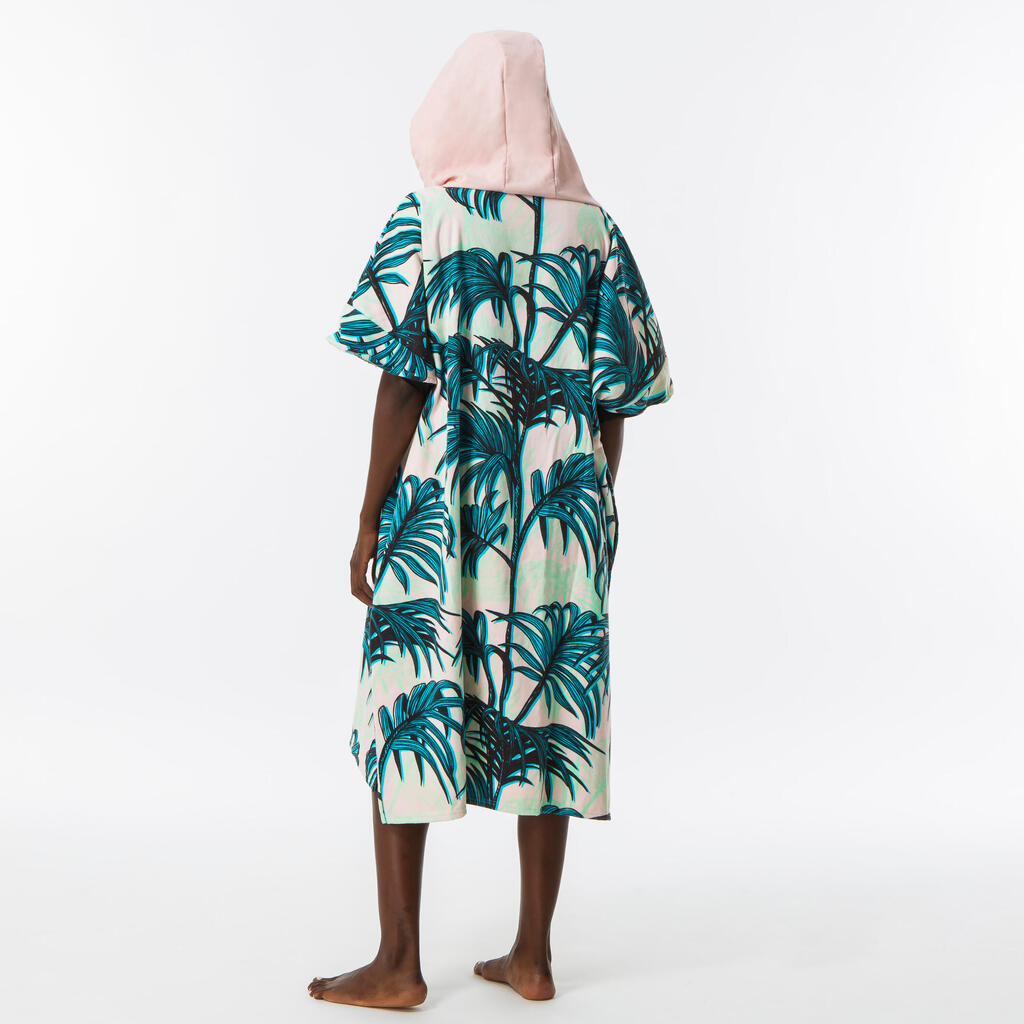 ADULT'S SURFING PONCHO 500 Loïc Lusnia Print