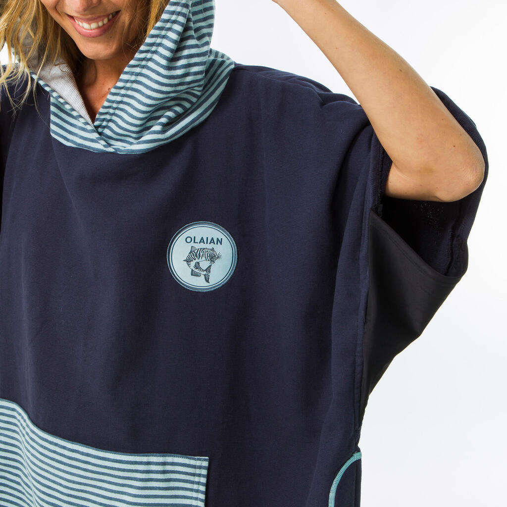 ADULT SURF PONCHO 500 Print - Bora