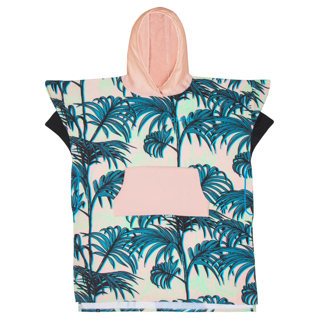 ADULT'S SURFING PONCHO 500 Loïc Lusnia Print