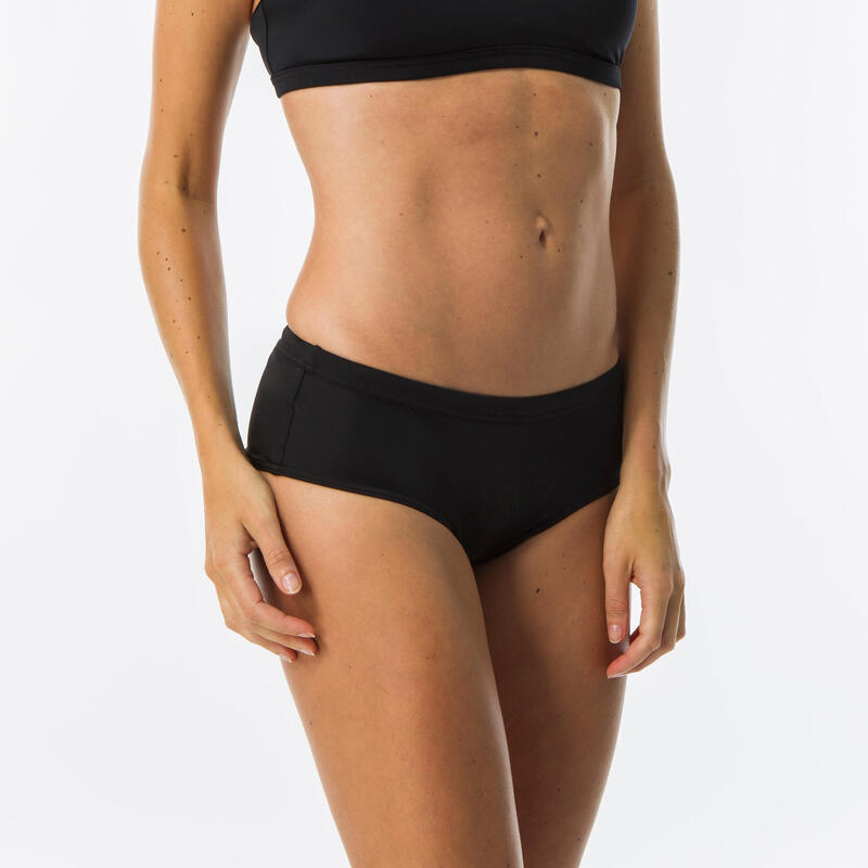 Crni donji deo ženskog kupaćeg kostima s učkurom VANINA