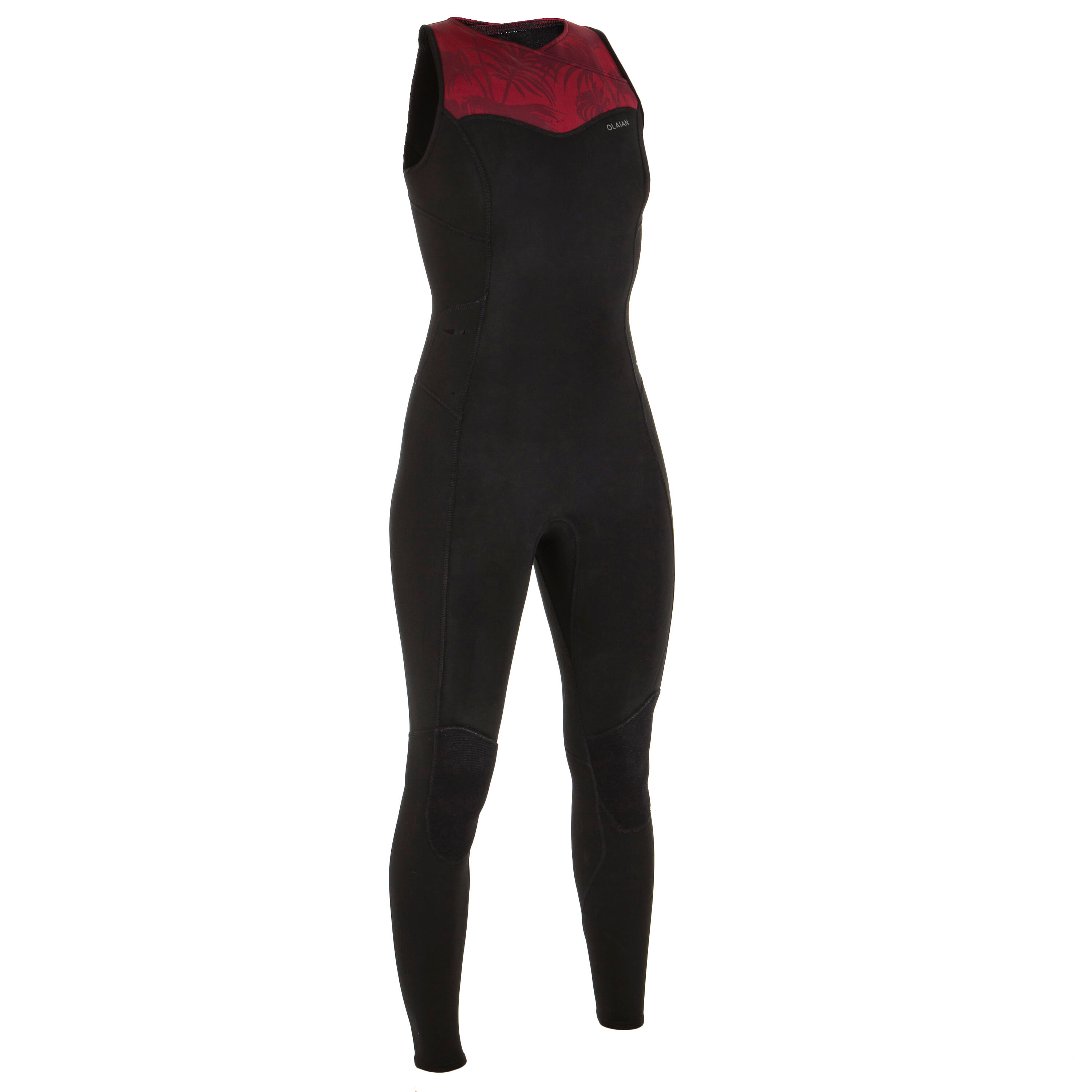 Women’s advanced neoprene longjane wetsuit 1.5 mm extra-soft with no zip 2/17