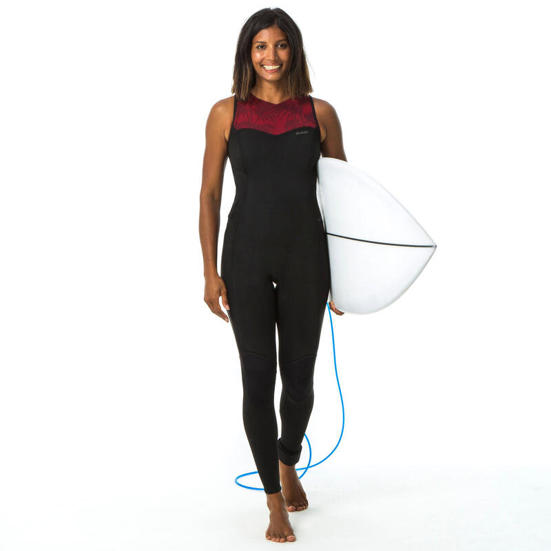 Női szörfoverall Longjane 900, 1,5 mm neoprén, extra rugalmas, cipzár nélkül 