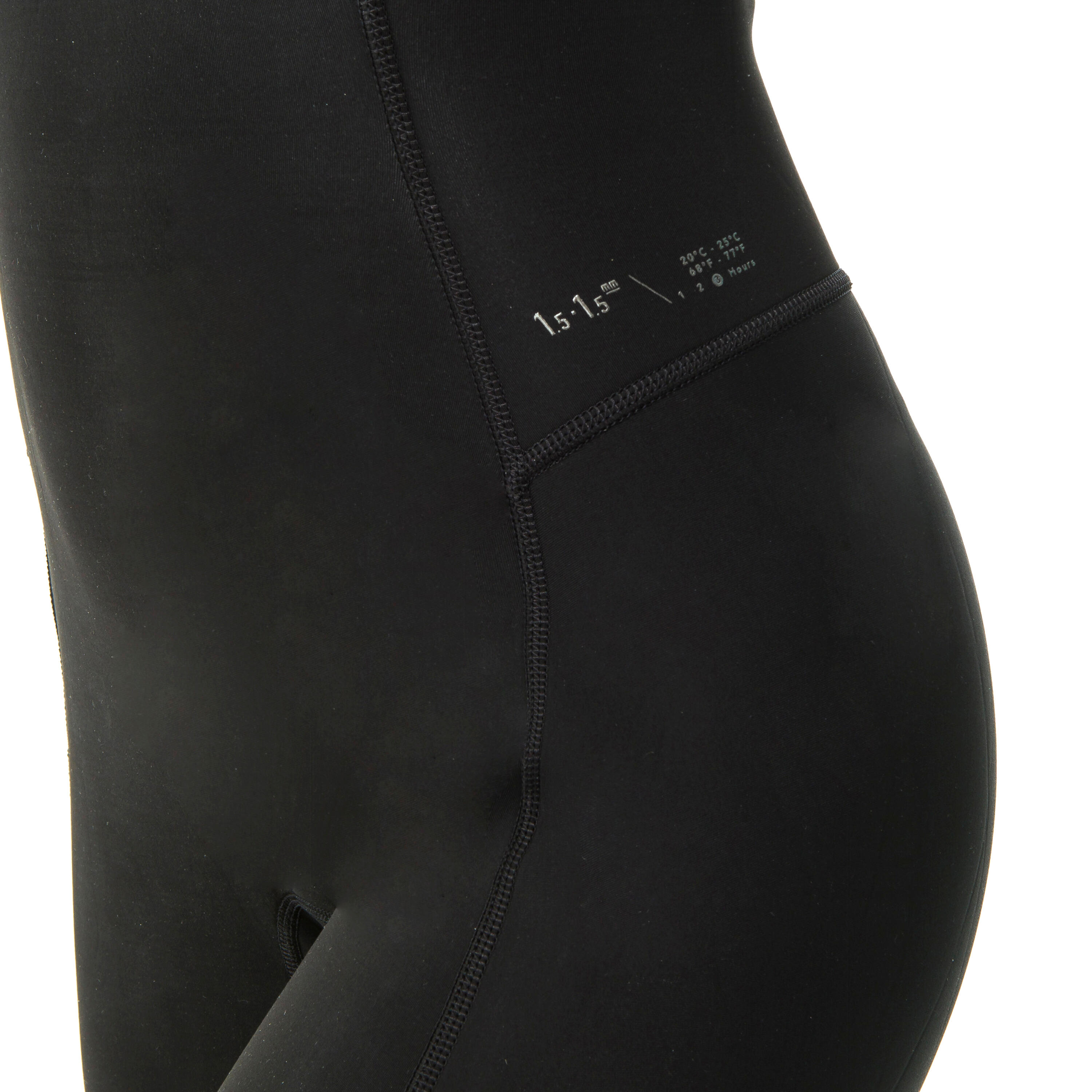 Women’s advanced neoprene longjane wetsuit 1.5 mm extra-soft with no zip 7/14